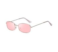 Zymoplas Sun Eyewear Retro Simple Unisex Spectacles Metal Frame Vintage Universal Travel Supply for Adults Male Female Kids, Type4