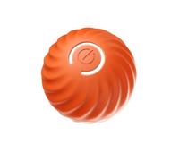 Zymoplas Sustainable Interactive Dog Ball Intelligent Dual Mode For Engaging Play TPR Smart Self-Moving Ball With 2 Modes, Orange