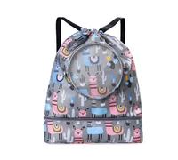 Zymoplas Swimming Wet Dry Bag Outdoor Storage Backpack Adjustable Strap Fitness Travel Separation Children Pouch Holder