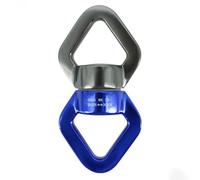 Zymoplas Swing Swivel Rotational Device Hanging Hammock Yoga 360 Degree Rock Climbing Connector Mountaineering for Spinner Hanger, Gray Blue