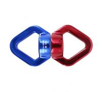 Zymoplas Swing Swivel Rotational Device Hanging Hammock Yoga 360 Degree Rock Climbing Connector Mountaineering for Spinner Hanger, Red Blue