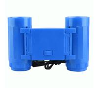Zymoplas Telescope Kid foldable Strap Children Binocular 2.5x Magnification Binoculars Toy Kids Outdoor Early Education Aids, Blue