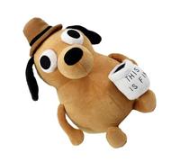 Zymoplas Toy Coffee Stuffed Plush Dog Doll Animals Soft Molds Birthday Gift Funny Ornaments Desktop Collectible Kid Boy