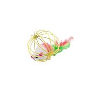 Zymoplas Toy Pet Cat Sturdy Cage Colorful Voice Toys Bite-Resistant Plaything Relive Pressure Supplies Interactive Aerobic Exercise