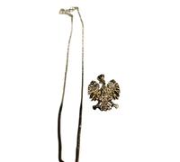 Zymoplas Trendy Stainless Steel Necklace Accessory For Any Look Poland Eagle Pendant Necklace Eagle Pendant Necklaces Gift Idea
