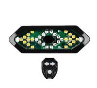 Zymoplas Turn Signal Light Handy Installation Built-in Battery Rear Lights Wireless Remote Control Cycling Lamp Bike Taillight
