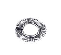 Zymoplas U-Part Wig Comb Clips Wigs Accessories Weave Wire Combs Handheld Colorful Beauty Tools Salon Supplies Accessory, Black/Rhinestone
