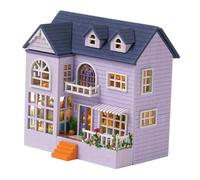Zymoplas Unique Handmade DIY Miniature for Dollhouse Kit 3D Building Puzzle Birthday Gift, Style B