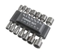 Zymoplas Universal Hexagonal Shank Nut Socket Power Drill Bit Set Portable High Hardness Impact Driver Sockets Nozzles Kit, Type 3