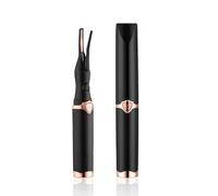 Zymoplas USB Electric Eyelash Curler 3 Temperature Modes Adjustable Heated Clip Eyelash Curler Tool Cosmetic Accessory Black