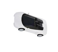 Zymoplas Vehicle Gadget Collectible Solar Powered Car for Interactive Kids Play, White