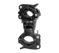 Zymoplas Versatile 360 Degree Bicycle Mount Road Bike light Flash Light Holder, Black