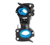 Zymoplas Versatile 360 Degree Bicycle Mount Road Bike light Flash Light Holder, Black Blue