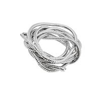 Zymoplas Versatile Mylar Tube Fly Tying Materials for Easy DIY Fly Tying, Silver, Dia 3mm Length 1m