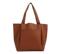 Zymoplas Versatile Women Bag Colorfast And Easy Organization For Busy Lives PU Bag Large Capacity Shoulder Bags Tote Bags PU Made, brown