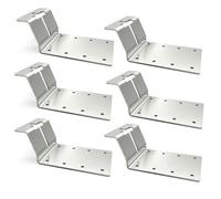 Zymoplas Vertical T-Pillar T-Pillar Bracket adopts Durable Stainless Rust Proof, Suitable for Plywood, Gardening (Silver)