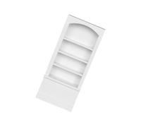 Zymoplas Vintage-Inspired for Dollhouse Miniature Furniture Bookcase Toy for Dollhouse Display Cabinet, Type 2