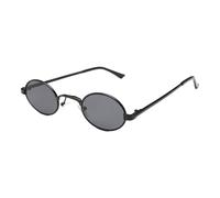 Zymoplas Vintage Oval Sunglasses For Men Women Fashionable With UV And Comfortable Fit Unisex Vintage Eyeglasses, Black gray