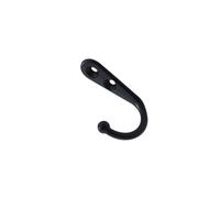Zymoplas Vintage Style Clothes Hook Living Room Bedroom Bathroom Hanger Hats Caps Key Wall Door Hanging Holder Screw Mounted, Black