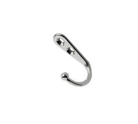 Zymoplas Vintage Style Clothes Hook Living Room Bedroom Bathroom Hanger Hats Caps Key Wall Door Hanging Holder Screw Mounted, Silver
