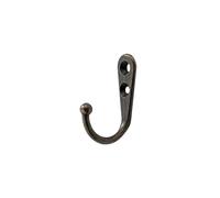 Zymoplas Vintage Style Clothes Hook Living Room Bedroom Bathroom Hanger Hats Caps Key Wall Door Hanging Holder Screw Mounted, Bronze