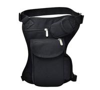 Zymoplas Waist Bag Wide Application Adjustable and Portable Compartment Cloth Fanny Pack Waist Bags Pack, Black