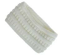 Zymoplas Warm And Comfortable Winter Knitted Headbands For Women Wide Application Wide Knitting Headband Warm Knitted Headband, white
