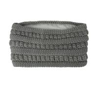 Zymoplas Warm And Comfortable Winter Knitted Headbands For Women Wide Application Wide Knitting Headband Warm Knitted Headband, light grey