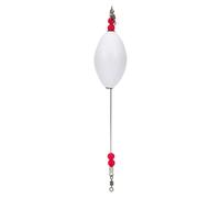 Zymoplas Waterproof Drifting Fishing Rod Foam Anti-collision Lightweight Glowing Drifts Alarm Buoy Popping Cork Marker Freshwater, White