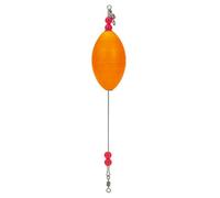 Zymoplas Waterproof Drifting Fishing Rod Foam Anti-collision Lightweight Glowing Drifts Alarm Buoy Popping Cork Marker Freshwater, Orange