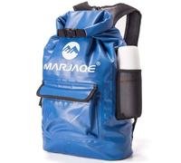 Zymoplas Waterproof Dry Bag Big Capacity Camouflage Backpack Bottle Holder Dust-Proof Water Sports Equipment Pack Accessories, Blue