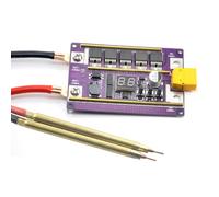 Zymoplas Welding Control Board Portable Hand Held Adjustable 12V 99 Gears Accurate Digital Display DIY Spot Welder Controller, 10 Square Pen
