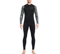 Zymoplas Wetsuits Diving Suit Swimsuit Men's and Women's Wetsuit Breathable Sports Dive Skins Cold Body Feeling Sun-proof Jumpsuit, Black, L
