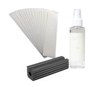Zymoplas Whole Golfball Grip Kits - Everything For Regripping Repair Spray Solvent Replacement Double Sided Adhesive Tape Tool, adhesive+solvent+rub