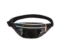 Zymoplas Wide Waist Packs Companion for Travel Outdoor Activities PU Waist Bags Women Belt Bag Bum Bag Multifunctional Waterproof, Black