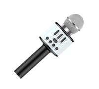 Zymoplas Wireless Microphone Bluetooth-compatible Speaker Noise Reduction KTV Player Adjustable Mic for Recording Livestreaming, Black