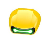 Zymoplas Wireless Portable Breathing Light Earphone Anti-inference Low Power Consumption Low Latency Bluetooth-compatible Headset, Yellow