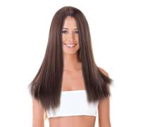 Zymoplas Woman Wig Long Straight Cosplay Breathable Hair Heat Resistant Portable Reusable Decoration Dressing Hairpiece, 2#