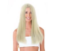 Zymoplas Woman Wig Long Straight Cosplay Breathable Hair Heat Resistant Portable Reusable Decoration Dressing Hairpiece, 6#