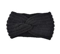Zymoplas Womens Winter Headband Windproof Wide Braided Ear Muffs Decoration Hair Styling Accessories for Women Teen Girls, Black