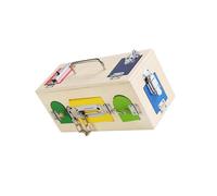 Zymoplas Wooden Educational Lock Latch Box Baby Kids Toys Gift Interactive and Developmental Learning Tool