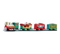 Zymoplas Xmas Train Set Easy Assembly Railway Tracks Model Educational Electric Toy Kids Family Preschool Activity Christmas