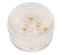 Zymothrix 10pcs Luminous Bezel Dot Watch Parts, Watch Luminous Bezel Bead for Night, Glowing in The Dark Watch Dial Dot, Plastic Ceramic Luminous Dots for Watchmakers, Watch Accessory Lumino (Green)