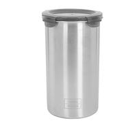 Zymothrix 1400ml Stainless Steel Storage Canister, Airtight Food Storage Container with Transparent Window for Coffee Beans, Grains, Tea, Nuts and Dry Pantry Items