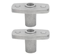 Zymothrix 2Pcs Top Mount Rowlock Socket, 1/2 Inch Oar Lock Socket Holder, T Shape Marine Oarlock Bracket with Durable Cast Aluminum Construction for Boats and Sea Water Use