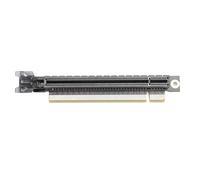 Zymothrix 90 Degree PCIE Card Adapter, PCIE Slot Converter for 1U Server Chassis, X16 Bus Extension Card with Dust Cover, Compact Low Profile Design for Full Size PCIE Cards