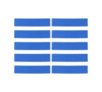 Zymothrix Court Line Marker Kit, Tennis Spot Marker Set, Multipurpose PVC Court Markers for Tennis Basketball, Bright Color Weather Line Marking Discs (Blue)