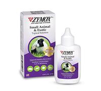 Zymox Small Animal & Exotic Topical Solution, 1.25 oz. - Supports Healthy Skin & Ears for Dog, Cat, Rabbit, Guinea Pig, Ferret, Hamster, Chinchilla, Monkey