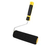 Zymuegist 9 Inch Plaster Roller with High Elastic Nylon Fibre & Comfort Ergonomic Handle for Ready Mixed Plaster Putty Application, Smooth Putty (Yellow, 9In)