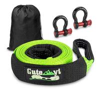 Zynaxir 8 Ton Tow Rope, High Strength Car Tow Rope, 5m Heavy Duty Tow Rope, with 2 Reinforced Hooks, Storage Bag, Winch rope for Off Road Emergencies